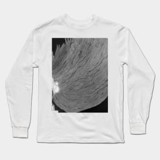 black and white Long Sleeve T-Shirt